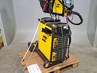 Verrijdbaar lasapparaat, esab, mig u4000 iw/aristo feed 3004 w