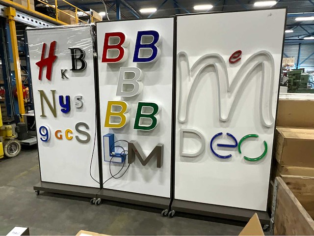 Verrijdbaar reclame display (6x) - afbeelding 5 van  7