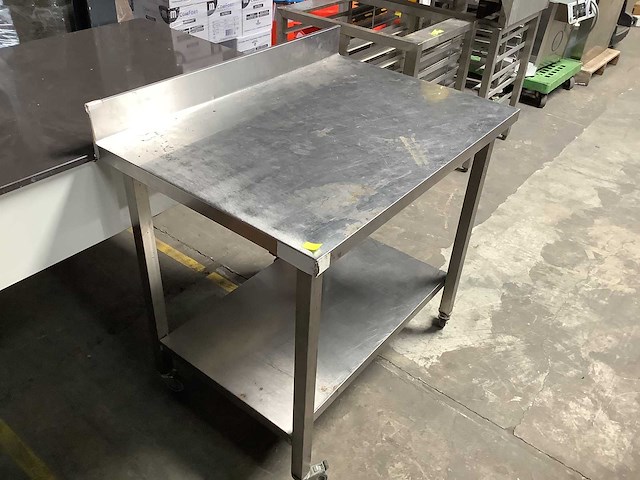 Verrijdbaar rvs werkmeubel - afbeelding 2 van  2