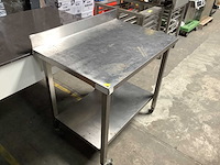 Verrijdbaar rvs werkmeubel - afbeelding 2 van  2