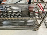 Verrijdbaar rvs werktafel - afbeelding 2 van  4