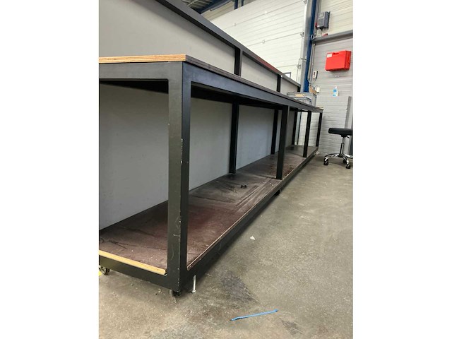 Verrijdbaar stalen baliemeubel - afbeelding 4 van  5