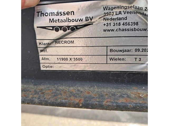 Verrijdbaar tiny house chassis, thomassen metaalbouw - afbeelding 4 van  12