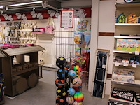 Verrijdbare ballenrek met diverse ballen incl. rek, hoogte rek 192 cm. - afbeelding 1 van  4