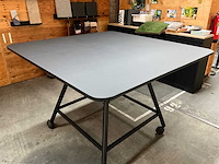 Verrijdbare bartafel 160x160x110 - afbeelding 2 van  5