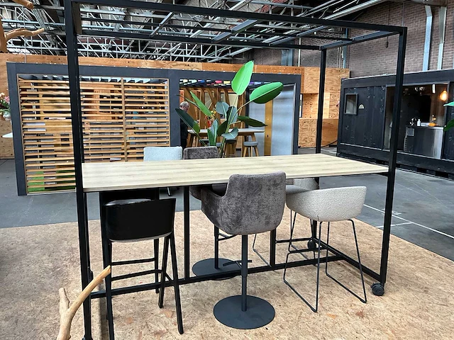 Verrijdbare bartafel 240x100x220cm - afbeelding 1 van  5