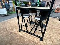 Verrijdbare bartafel 240x100x220cm - afbeelding 4 van  5