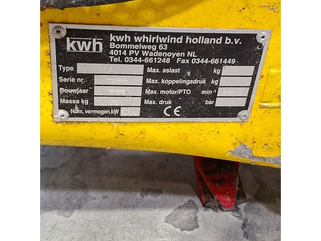 Verrijdbare bladblazer, kwh, 960, 1999 - afbeelding 4 van  11