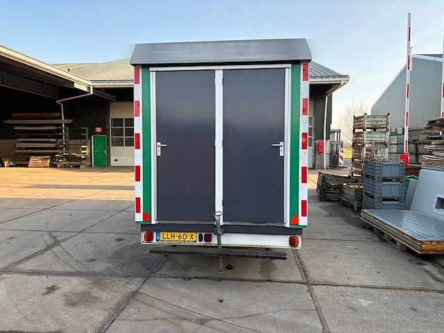 Verrijdbare bouwkeet met toilet en keukenblok - afbeelding 12 van  19