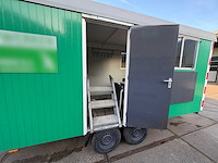 Verrijdbare bouwkeet met toilet en keukenblok - afbeelding 5 van  19