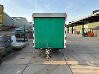 Verrijdbare bouwkeet met toilet en keukenblok - afbeelding 16 van  19