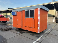 Verrijdbare bouwkeet