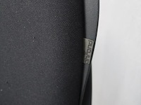 Verrijdbare bureaustoel zwart gestoffeerd. diverse ergonomische instellingen - afbeelding 4 van  4