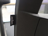 Verrijdbare bureaustoel zwart gestoffeerd. diverse ergonomische instellingen - afbeelding 4 van  4