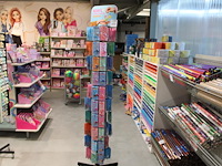 Verrijdbare carroussel met sleutelhangers acryl, ruim 360 items, in diverse kleuren en uitvoeringen, inclus... - afbeelding 1 van  5