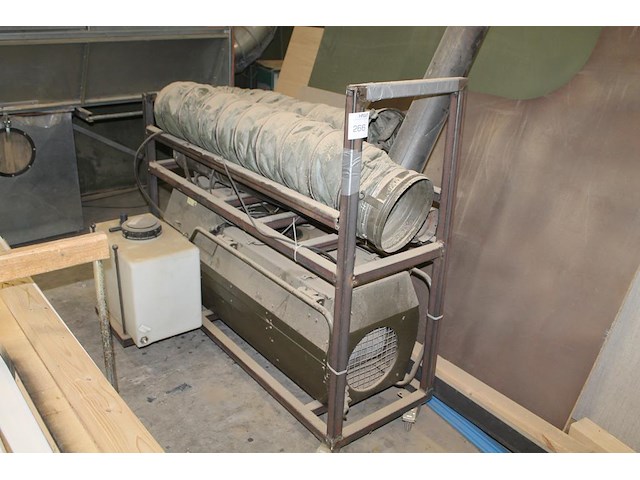 Verrijdbare dieselheater danther va-m15 met bouwjaar 1999. afmeting 147 x 49 x 132 cm - afbeelding 1 van  3