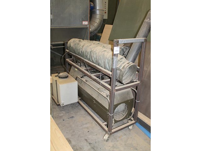 Verrijdbare dieselheater danther va-m15 met bouwjaar 1999. afmeting 147 x 49 x 132 cm - afbeelding 2 van  3