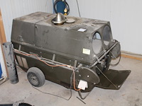 Verrijdbare dieselheater danther va-m40 met bouwjaar 1998, werking onbekend. afmeting 140 x 75 x 90 cm - afbeelding 1 van  4
