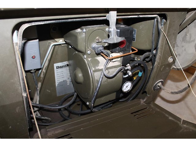 Verrijdbare dieselheater danther va-m40 met bouwjaar 1998, werking onbekend. afmeting 140 x 75 x 90 cm - afbeelding 4 van  4