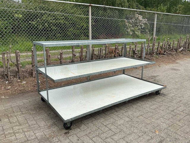 Verrijdbare display/etage kar - afbeelding 1 van  10
