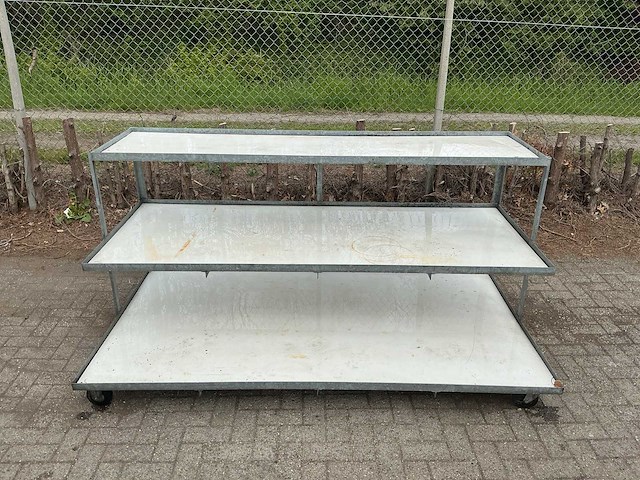 Verrijdbare display/etage kar - afbeelding 2 van  10