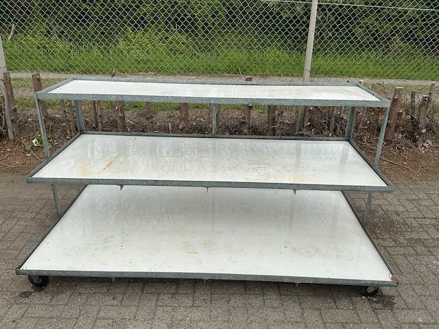 Verrijdbare display/etage kar - afbeelding 6 van  10