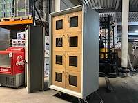 Verrijdbare dubbelzijdige lockerkast - afbeelding 1 van  7