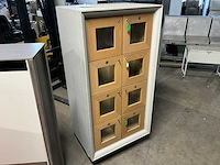 Verrijdbare dubbelzijdige lockerkast - afbeelding 2 van  7