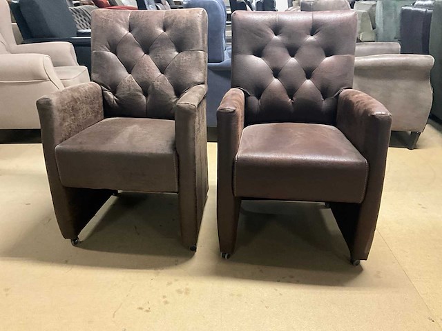 Verrijdbare eetkamerstoel (2x) - afbeelding 3 van  10