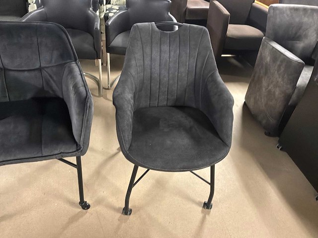 Verrijdbare eetkamerstoel (3x) - afbeelding 2 van  11