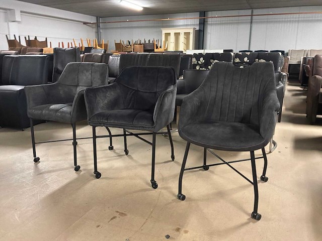 Verrijdbare eetkamerstoel (3x) - afbeelding 4 van  11