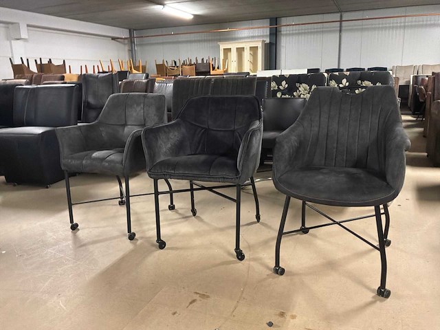 Verrijdbare eetkamerstoel (3x) - afbeelding 6 van  11