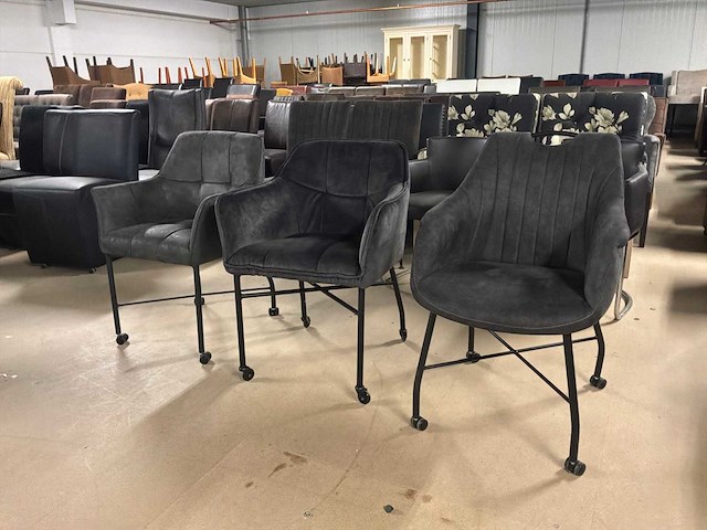 Verrijdbare eetkamerstoel (3x) - afbeelding 7 van  11