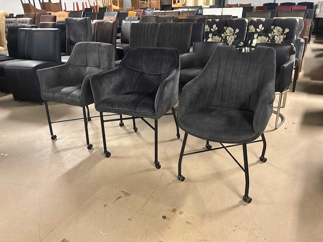 Verrijdbare eetkamerstoel (3x) - afbeelding 8 van  11