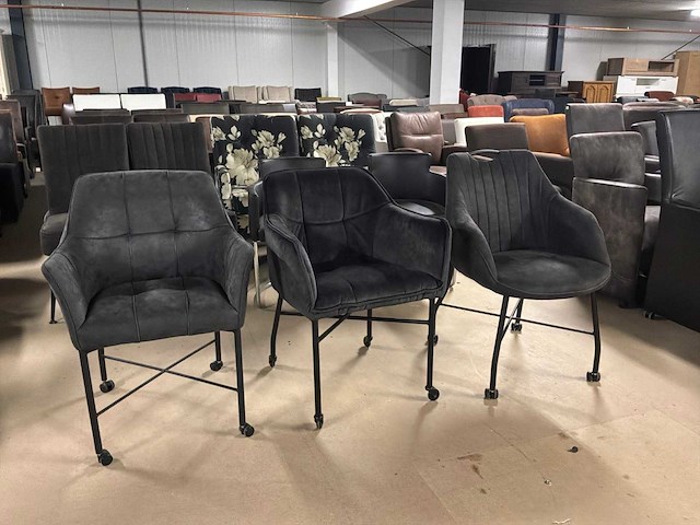 Verrijdbare eetkamerstoel (3x) - afbeelding 9 van  11