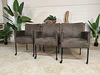 Verrijdbare eetkamerstoel (3x) - afbeelding 3 van  5