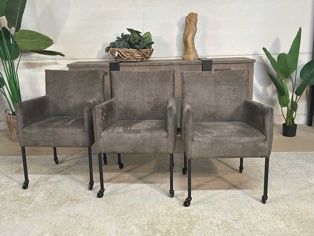 Verrijdbare eetkamerstoel (3x) - afbeelding 5 van  5