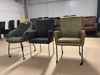 Verrijdbare eetkamerstoelen (3x) - afbeelding 3 van  9