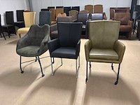 Verrijdbare eetkamerstoelen (3x) - afbeelding 7 van  9