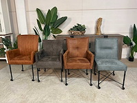 Verrijdbare eetkamerstoelen (4x) - afbeelding 4 van  8