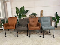 Verrijdbare eetkamerstoelen (4x) - afbeelding 5 van  8