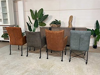 Verrijdbare eetkamerstoelen (4x) - afbeelding 8 van  8