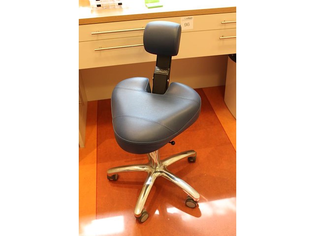 Verrijdbare ergonomische tandarts-kruk bqe. - afbeelding 2 van  2