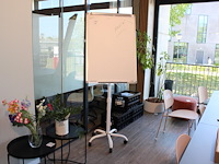 Verrijdbare flip-over met whiteboardfunctie. - afbeelding 1 van  2