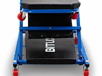 Verrijdbare garage ligbed / ligmat 2 standen - afbeelding 5 van  9