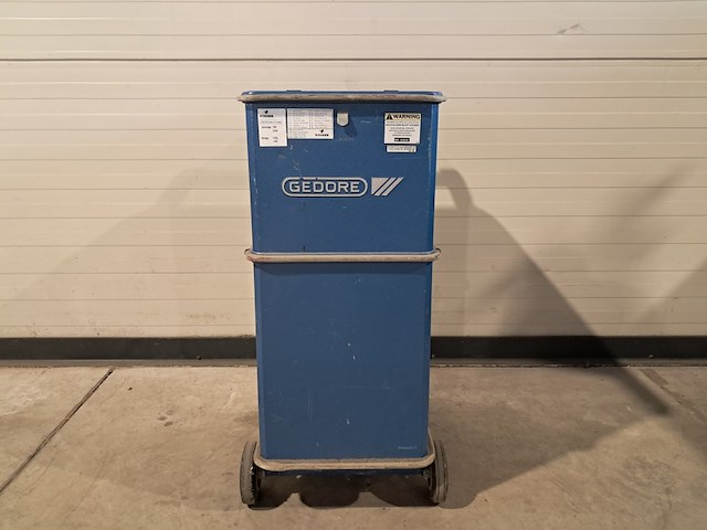 Verrijdbare gereedschapskist met inhoud, gedore, blauw - afbeelding 7 van  12