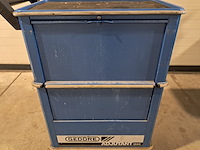 Verrijdbare gereedschapskist met inhoud, gedore, blauw - afbeelding 9 van  12