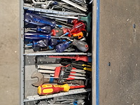 Verrijdbare gereedschapskist met inhoud, gedore, blauw - afbeelding 11 van  12