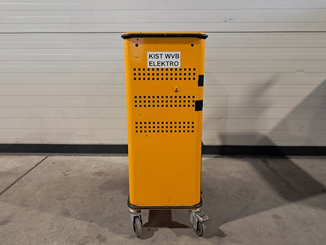 Verrijdbare gereedschapskist met inhoud, ironside, geel - afbeelding 3 van  10