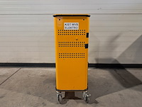 Verrijdbare gereedschapskist met inhoud, ironside, geel - afbeelding 3 van  10